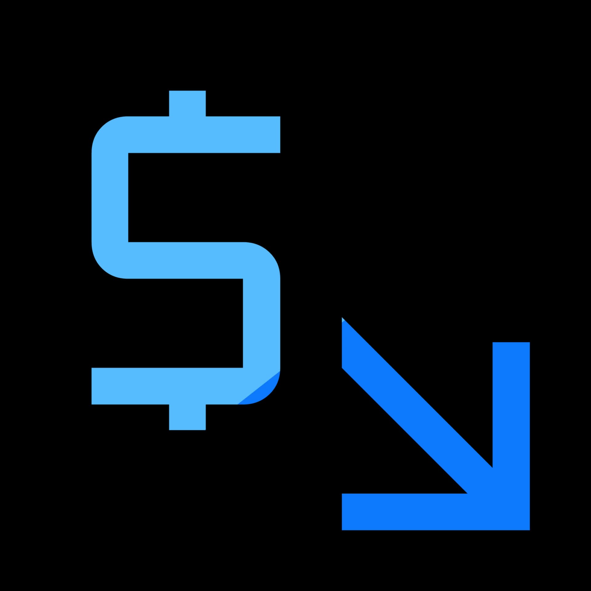 Icono reducción de costos