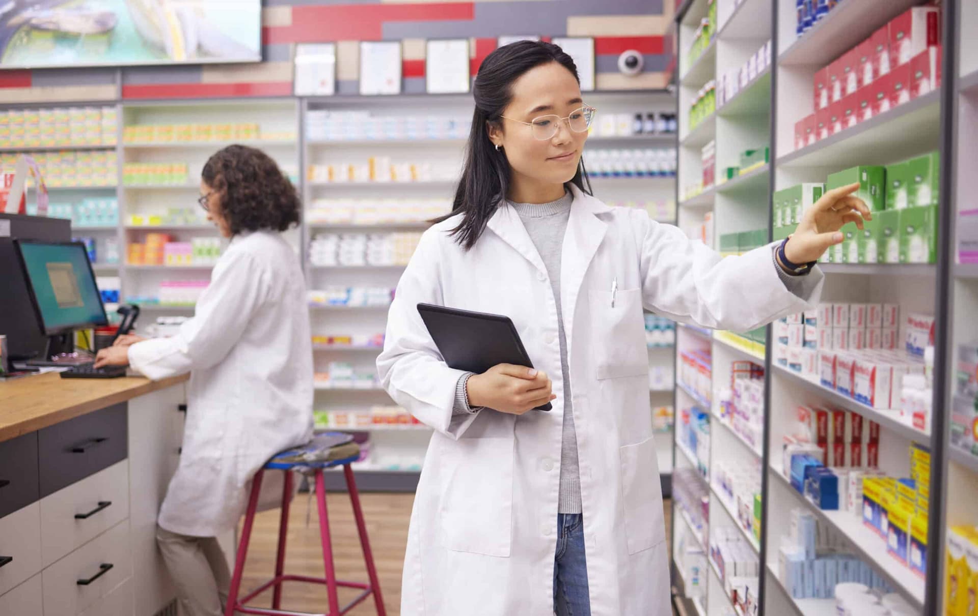 Medico seleccionado algunos medicamentos